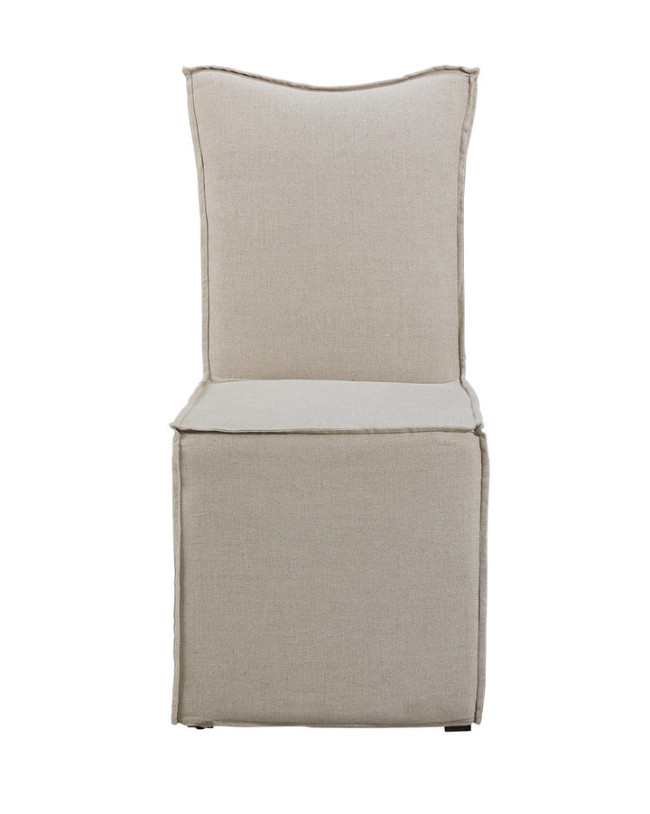 Thora Linen Dining Room Chair